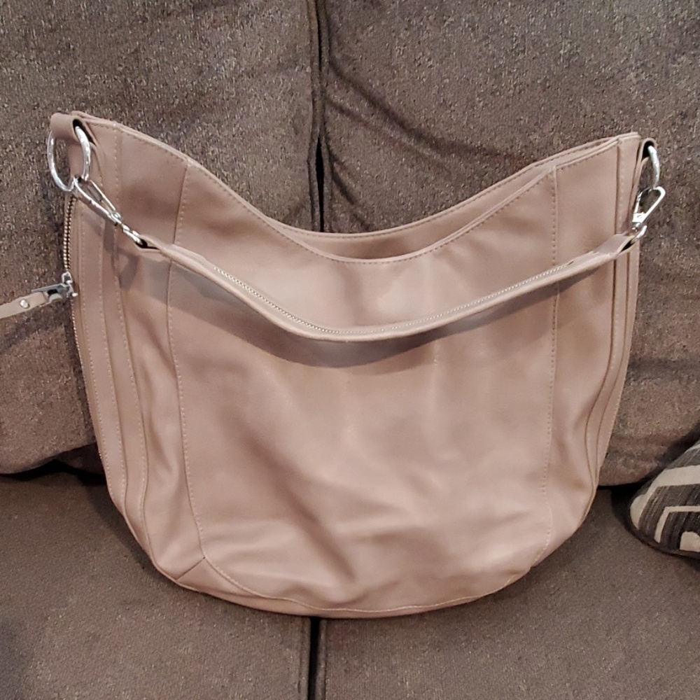 Beautiful grey mauve handbag